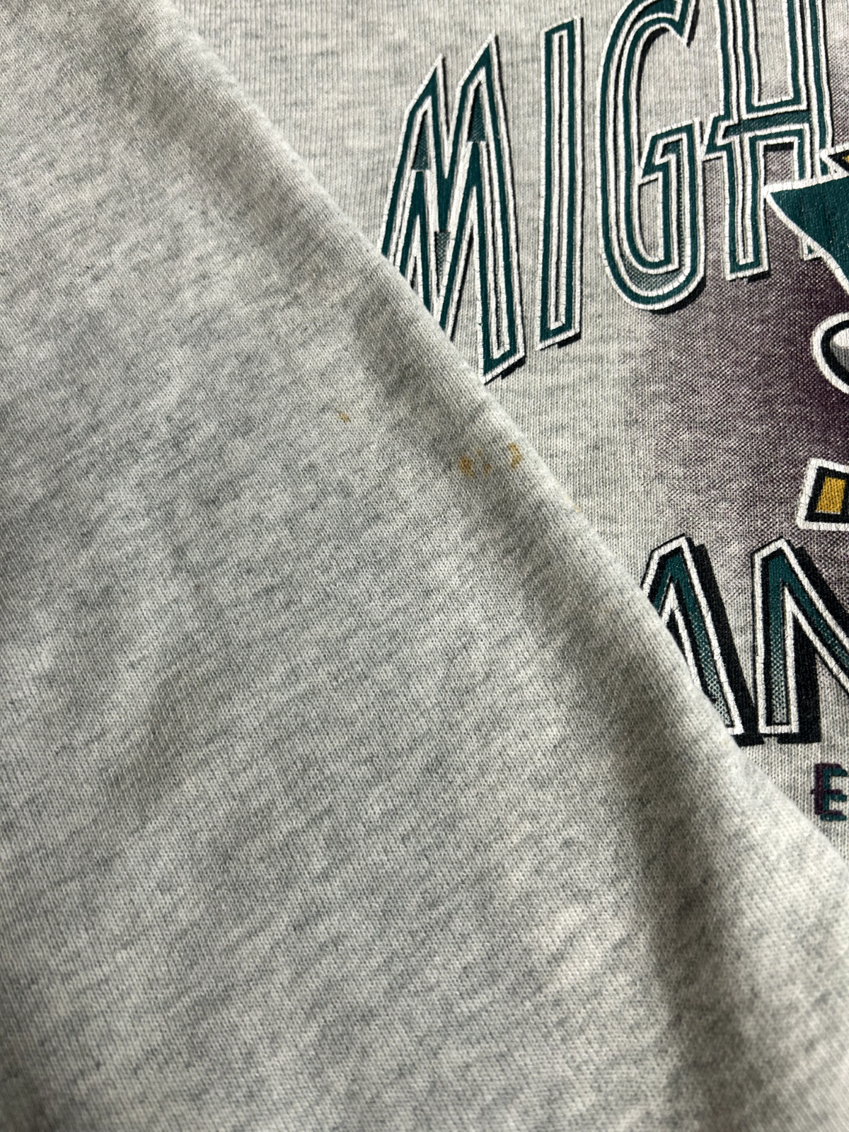 Vintage 1993 Anaheim Mighty Ducks NHL Inaugural Season Crewneck Sweatshirt Sz XL