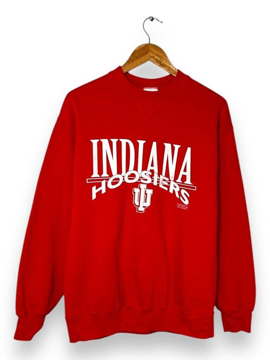 Vintage 90s Indiana Hoosiers NCAA Graphic Spellout Crewneck Sweatshirt Sz Large