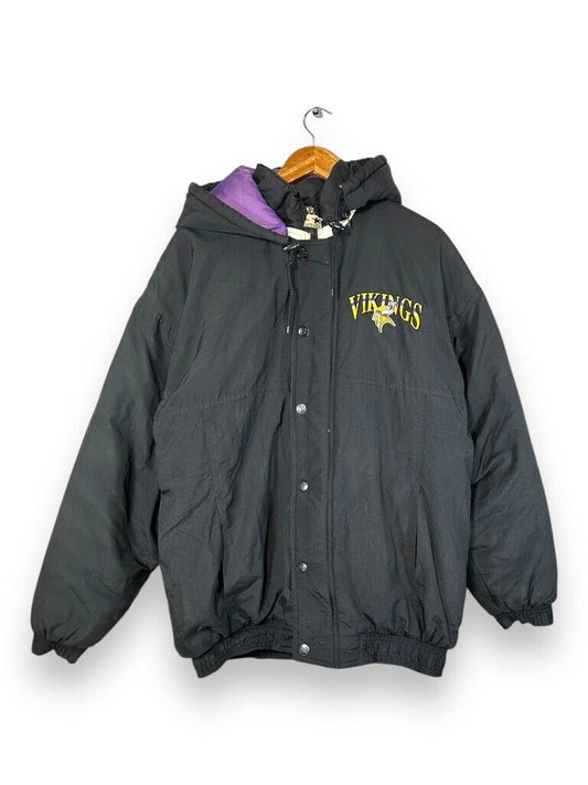 Vintage 90s Minnesota Vikings NFL Embroidered Logo Starter Jacket Size Large