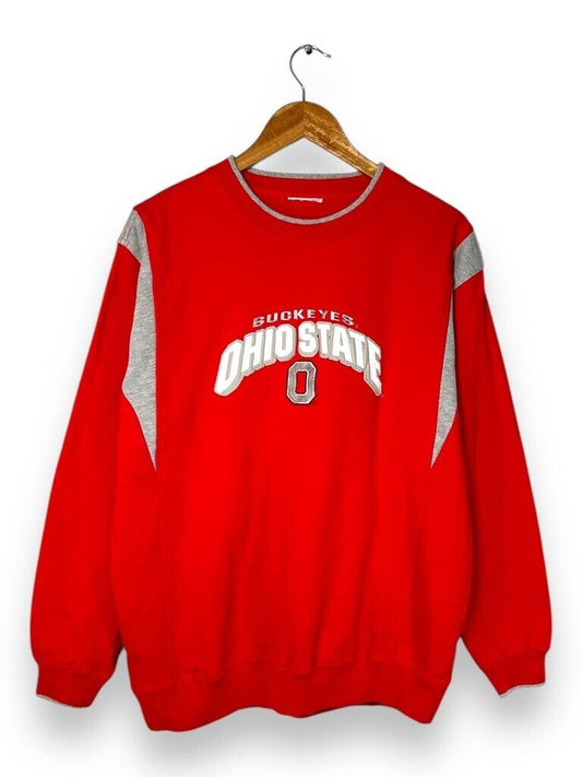 Vintage Ohio State Buckeyes NCAA Spellout Crewneck Sweatshirt Size Large