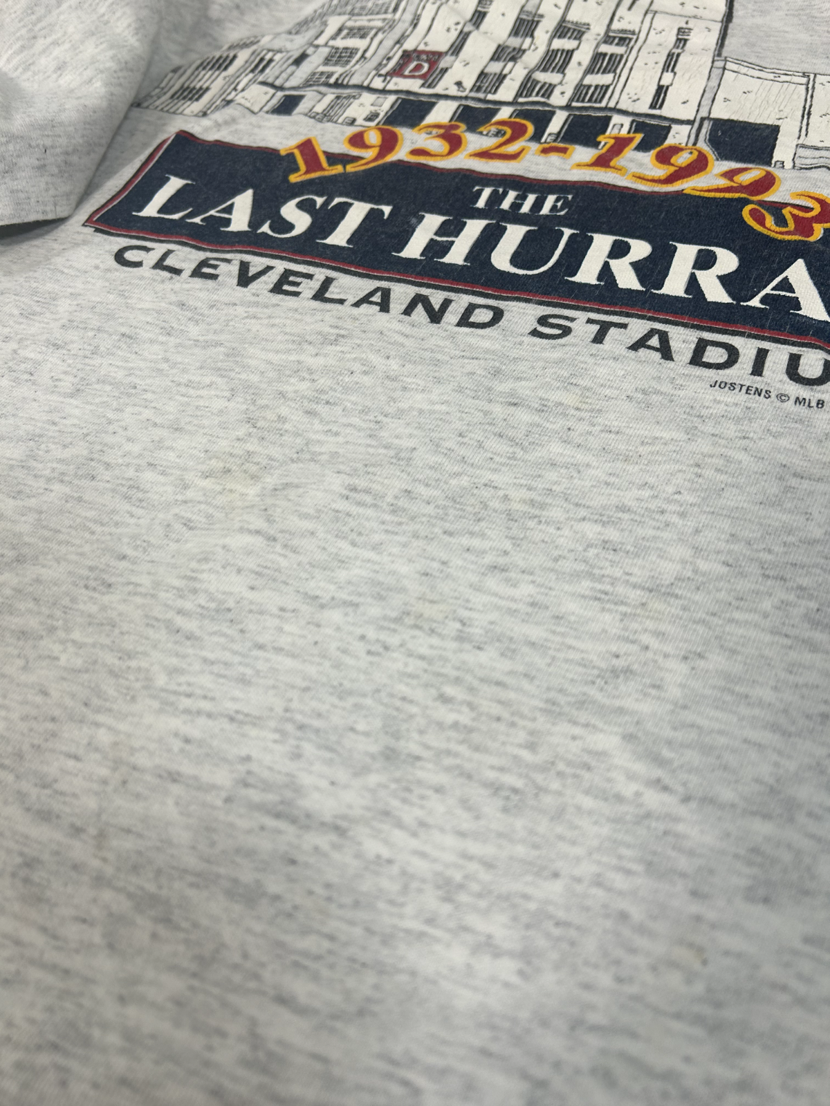 Vintage 1993 Cleveland Indians The Last Hurrah Stadium T-Shirt Size XL