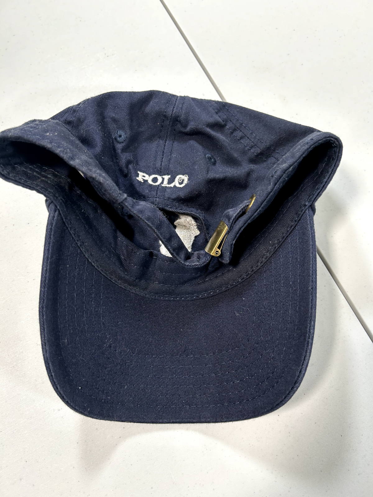 Vintage Polo Ralph Lauren Big Pony Embroidered Logo Spellout Snapback Hat OSFM