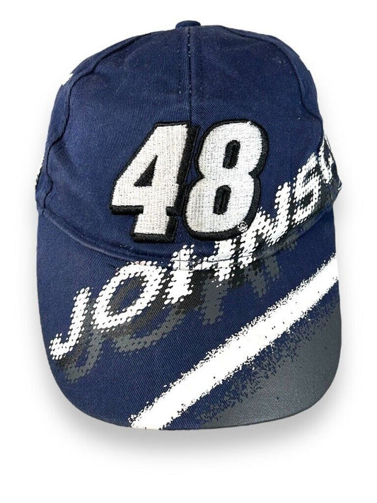 Vintage 90s Jimmie Johnson #48 Nascar Snapback Hat One Size Fits Most