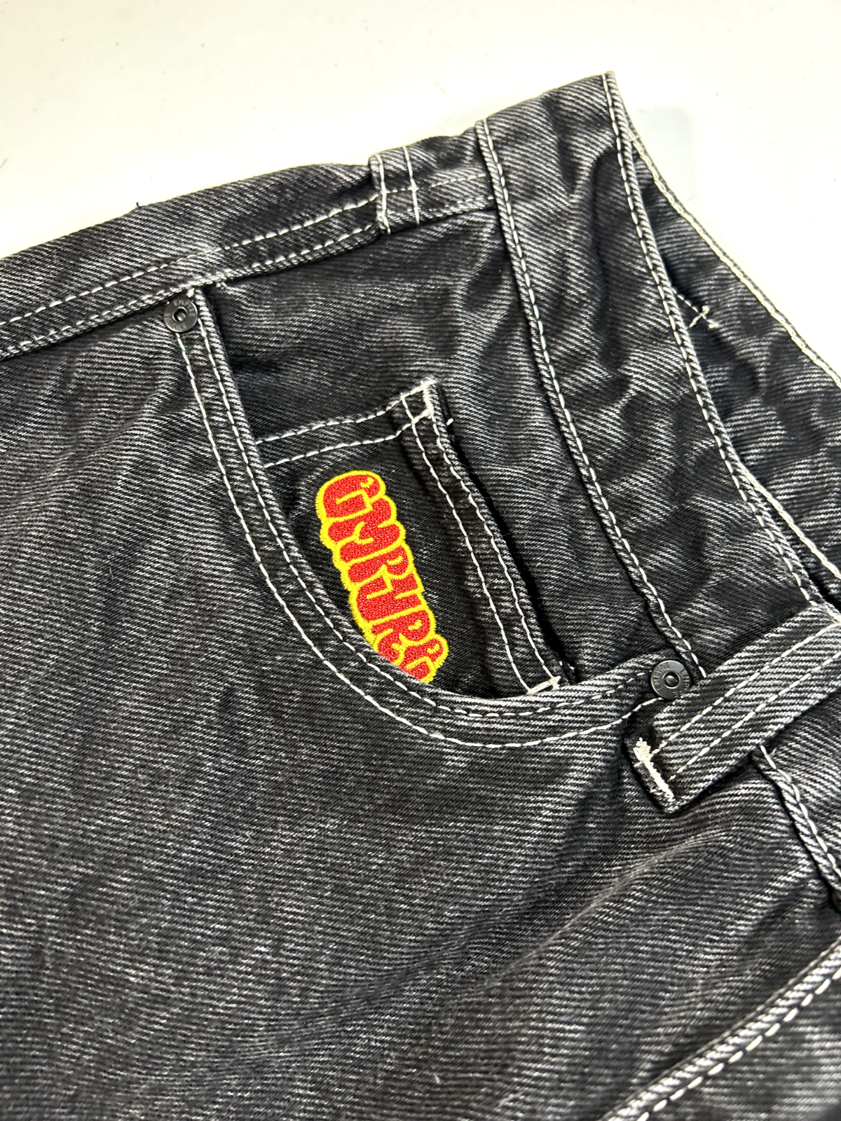 Vintage Empyre Y2k Baggy Skater Wide Leg Dark Denim Jean Pants Size 30