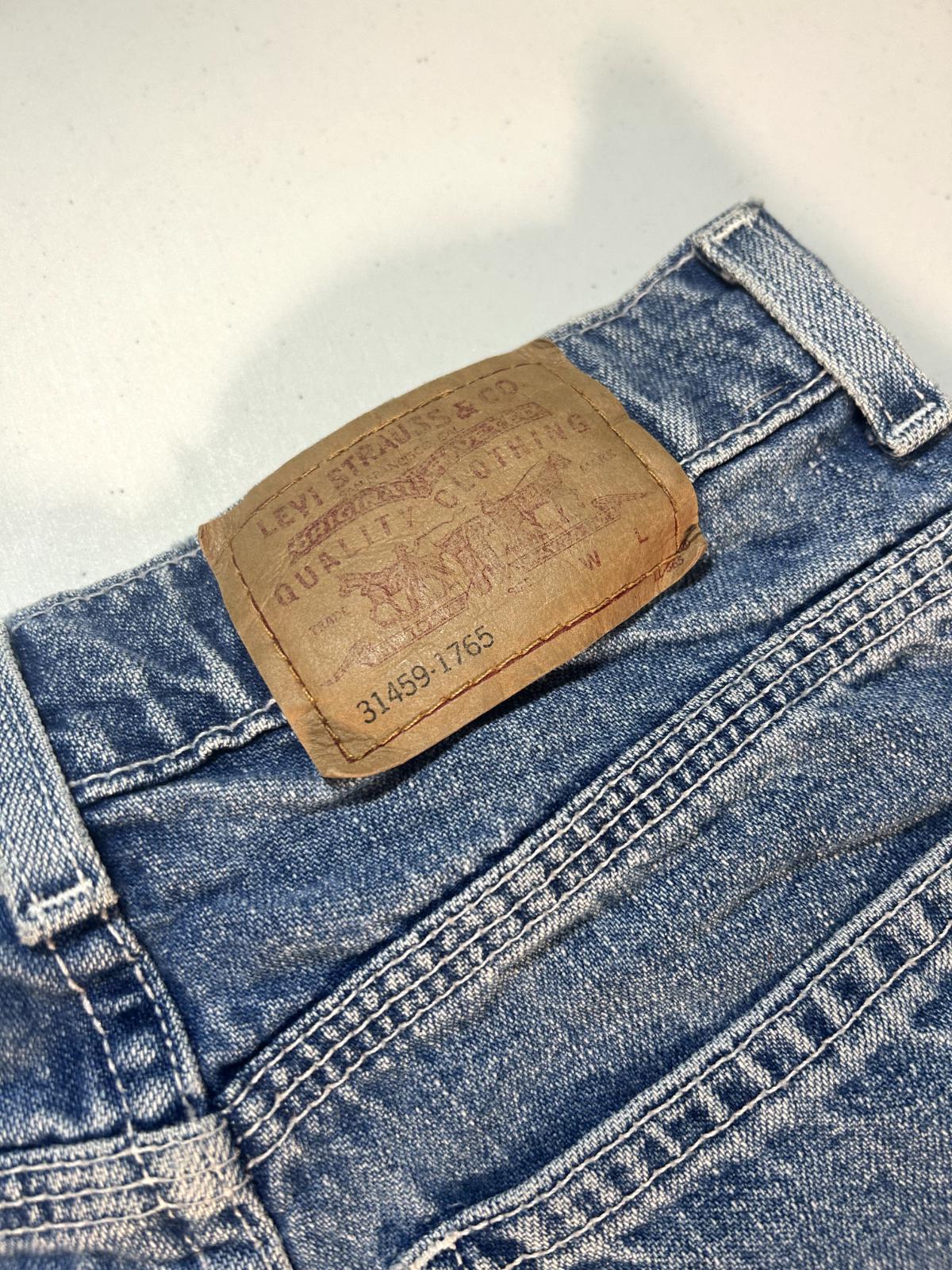 Vintage 90s Levis Paper Tag White Tab 31459-1765 Lightwash Denim Pants Size 25