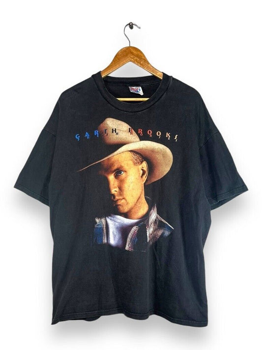 Vintage 90s Garth Brooks Tour Concert Graphic T-Shirt Size 2XL