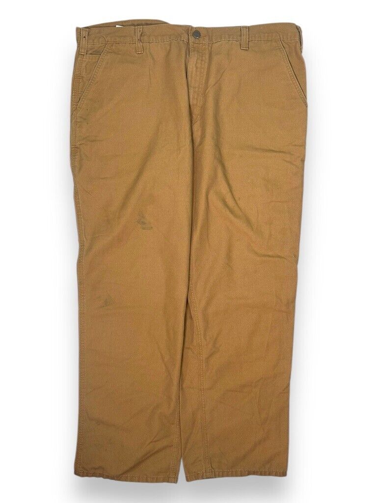 Carhartt Five Pocket Canvas Workwear Baggy Cargo Pants Size 41 Tan Beige