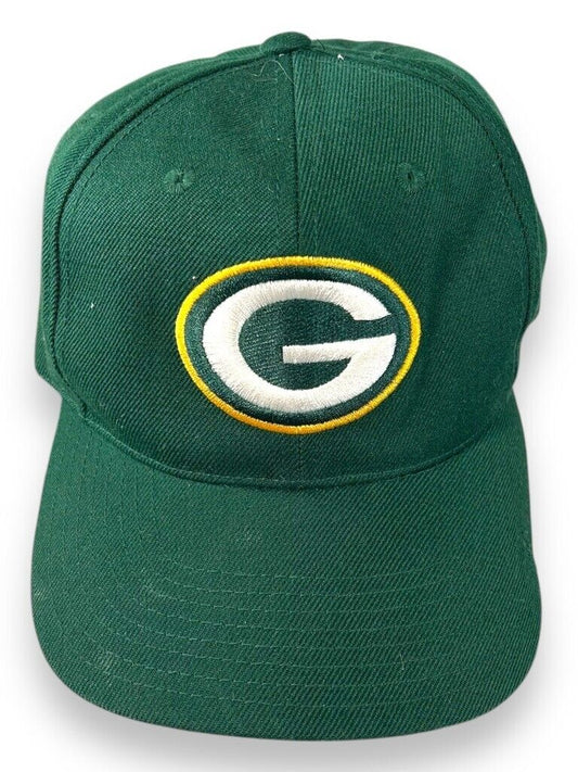 Vintage 90s Green Bay Packers NFL Embroidered Logo Snapback Hat OSFA