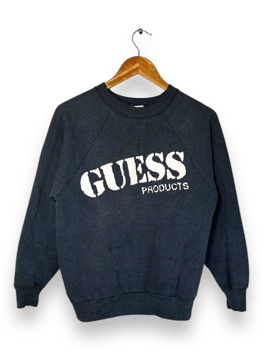 Vintage 80s/90s Guess Products Promo Spellout Crewneck Sweatshirt Size Small