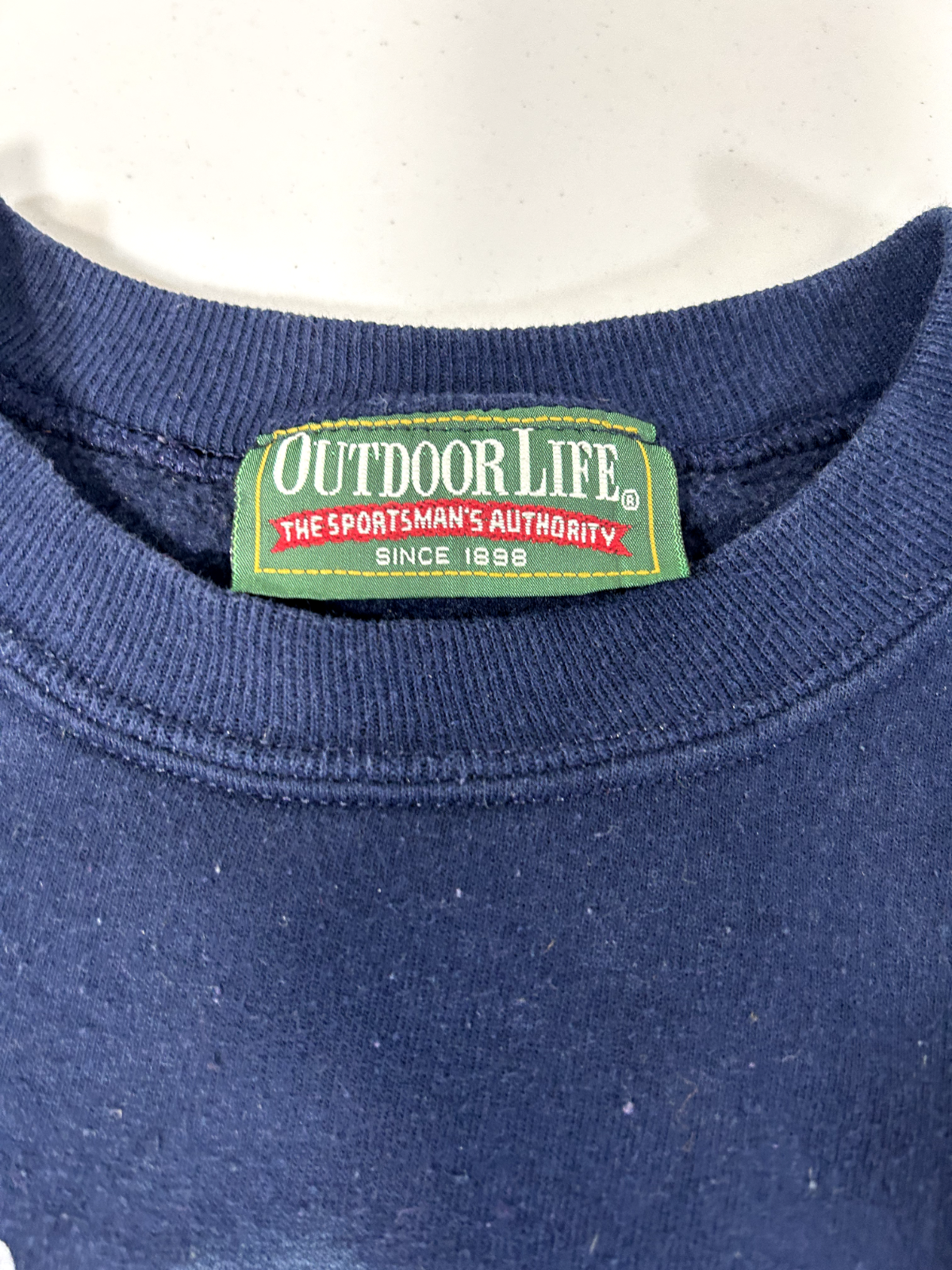 Vintage 90s Timberwolf Graphic Outdoor Life Nature Crewneck Sweatshirt Sz Medium