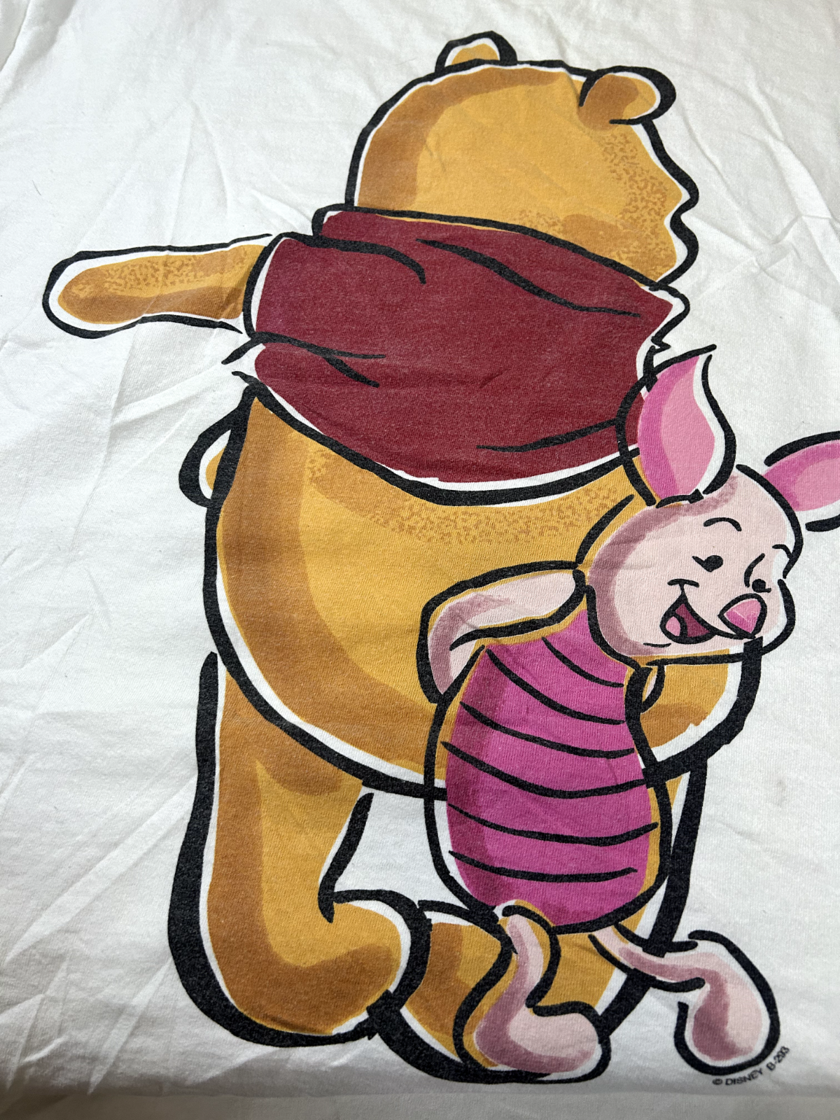 Vintage 90s Winnie The Pooh Disney Character Large Graphic T-Shirt Size 3XL