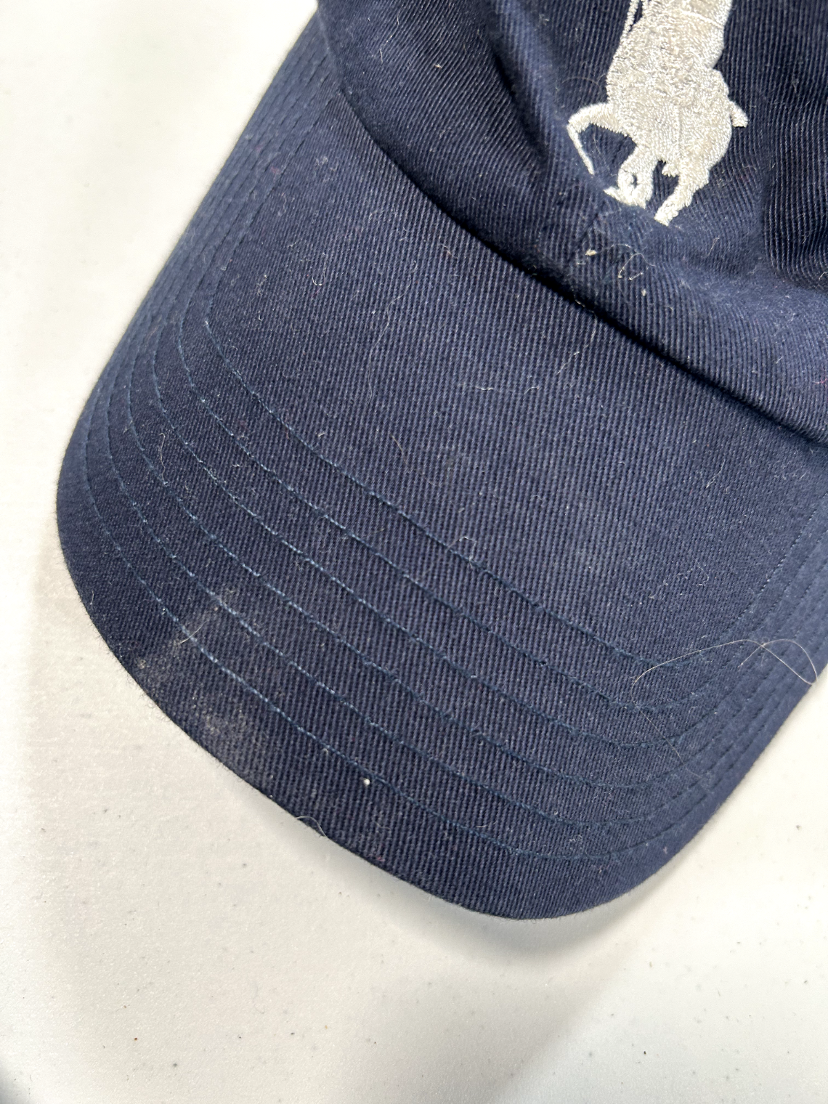 Vintage Polo Ralph Lauren Big Pony Embroidered Logo Spellout Snapback Hat OSFM