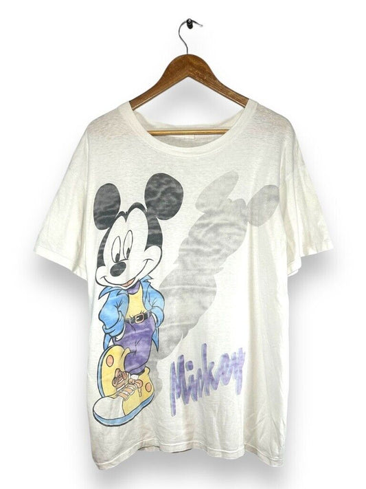 Vintage 80s/90s Mickey Mouse Disney Large Character Graphic T-Shirt Size XL