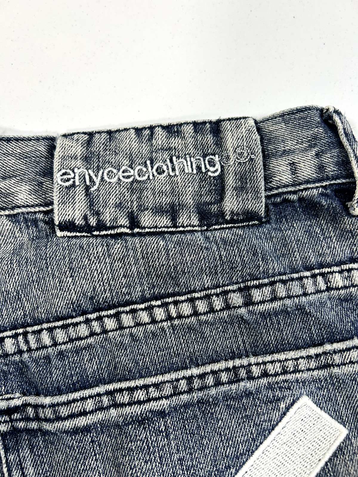 Vintage 90s/Y2k Enyce Embroidered Logo Baggy Skater Denim Pants Size 36