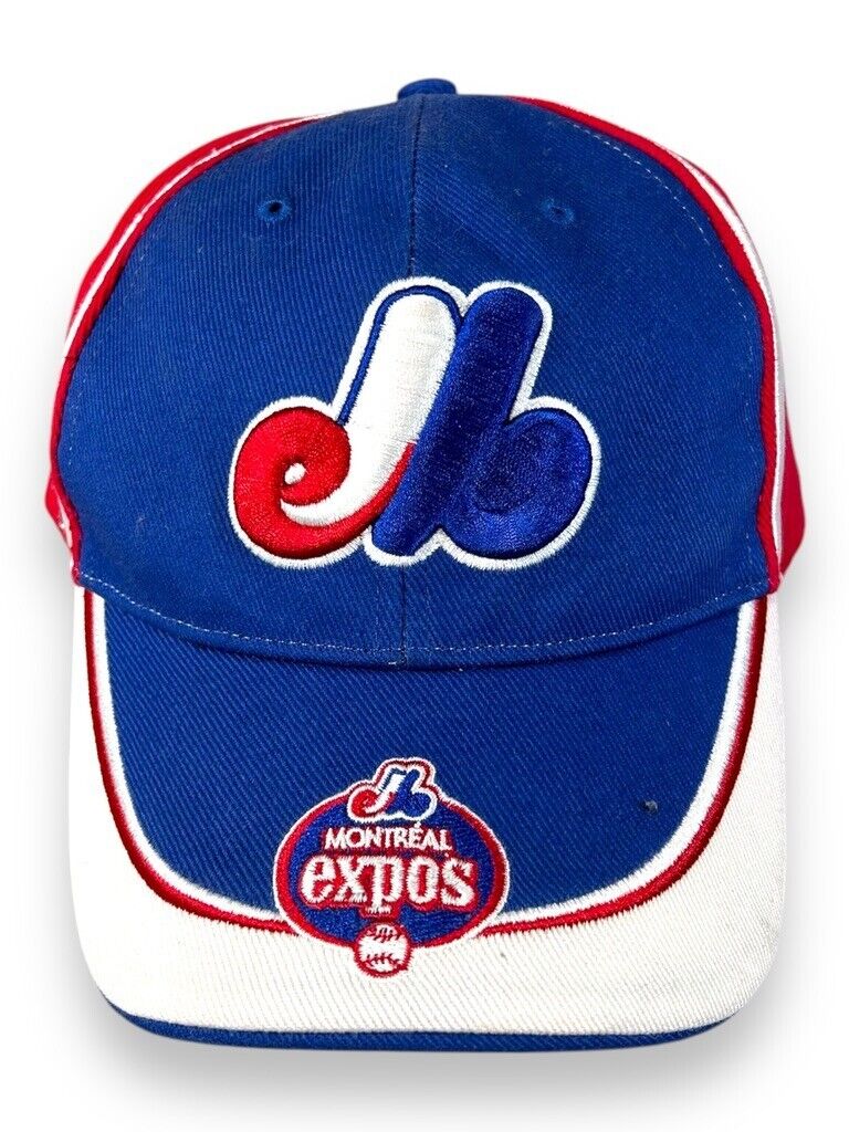 Montreal Expos MLB Embroidered Logo Spellout Snapback Hat OSFA