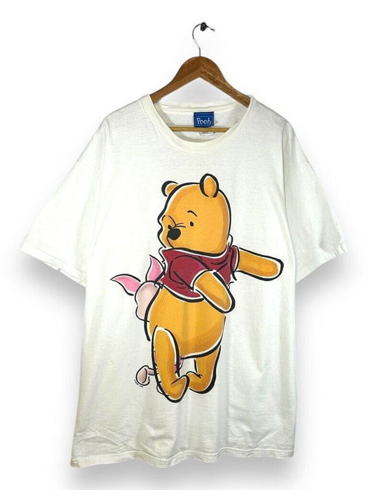 Vintage 90s Winnie The Pooh Disney Character Large Graphic T-Shirt Size 3XL