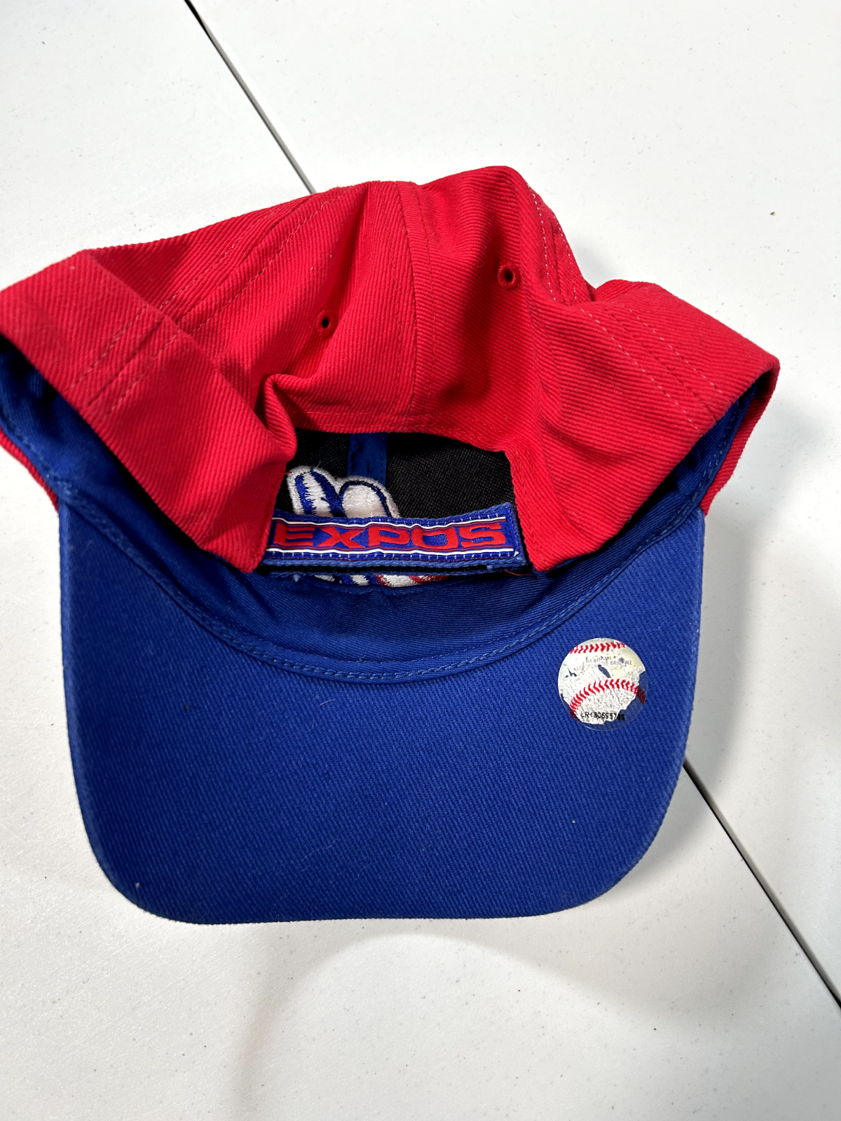 Montreal Expos MLB Embroidered Logo Spellout Snapback Hat OSFA